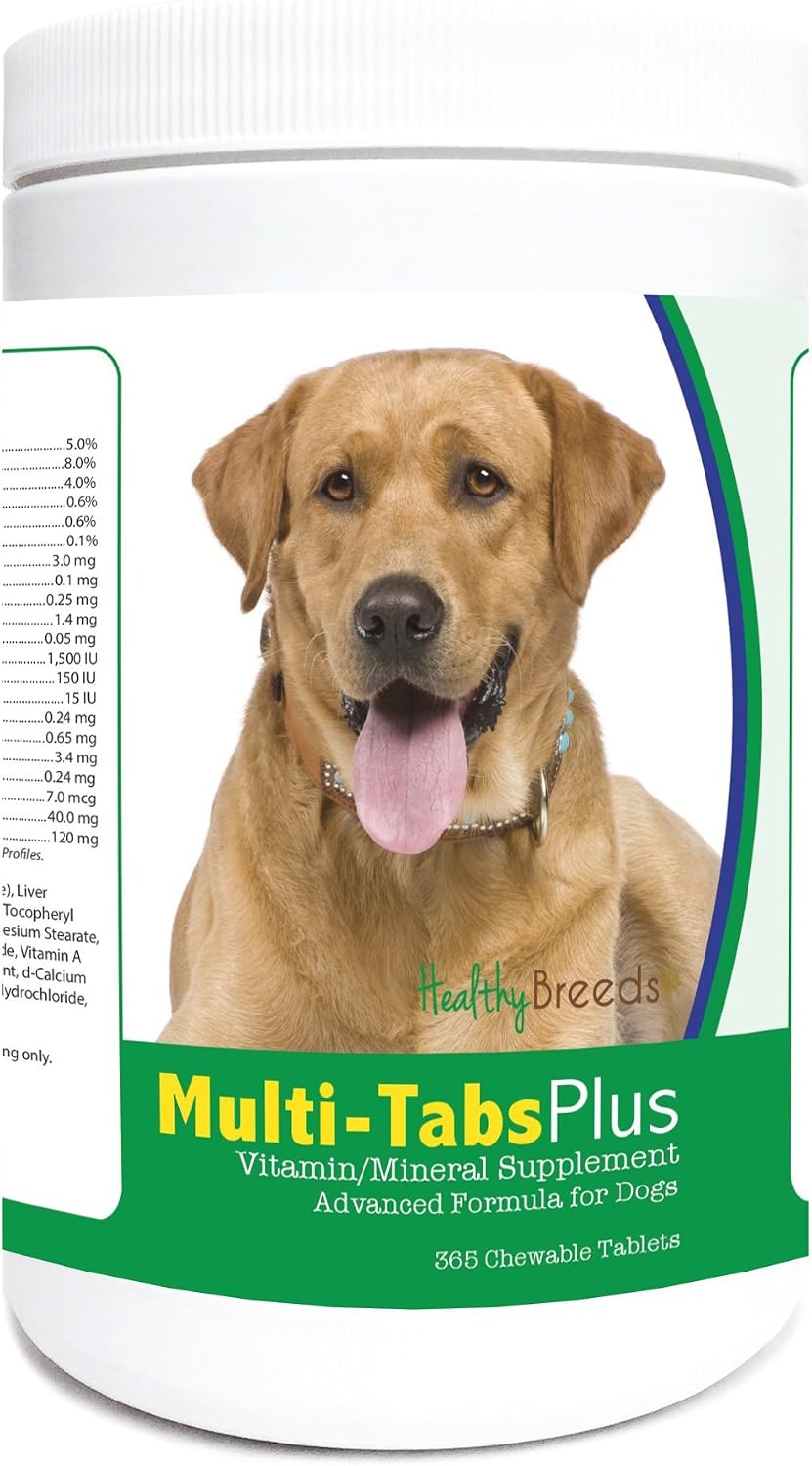 Healthy Breeds Labrador Retriever Multi-Tabs Plus Chewable Tablets 365 Count - görsel 1