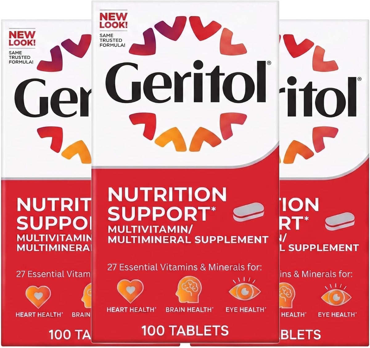 Geritol Complete Tablets, 100 Tablets (Pack of 3) - görsel 1