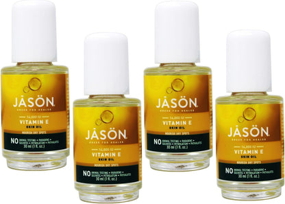 Jason Vitamin E Beauty 14,000 IU Skin Oil (4-Pack)