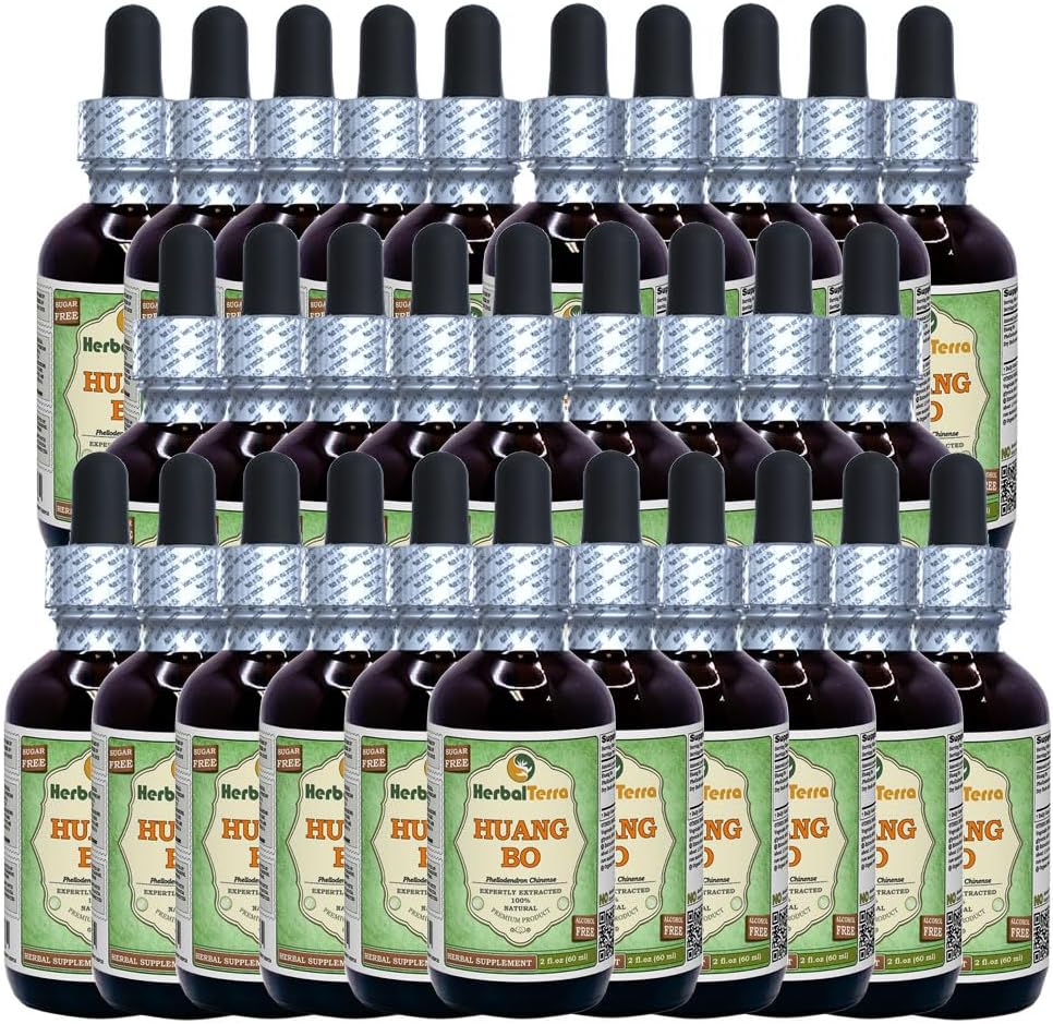 Huang Bo (Phellodendron Chinense) Glycerite – Dried Bark Alcohol-Free Liquid Extract - görsel 1