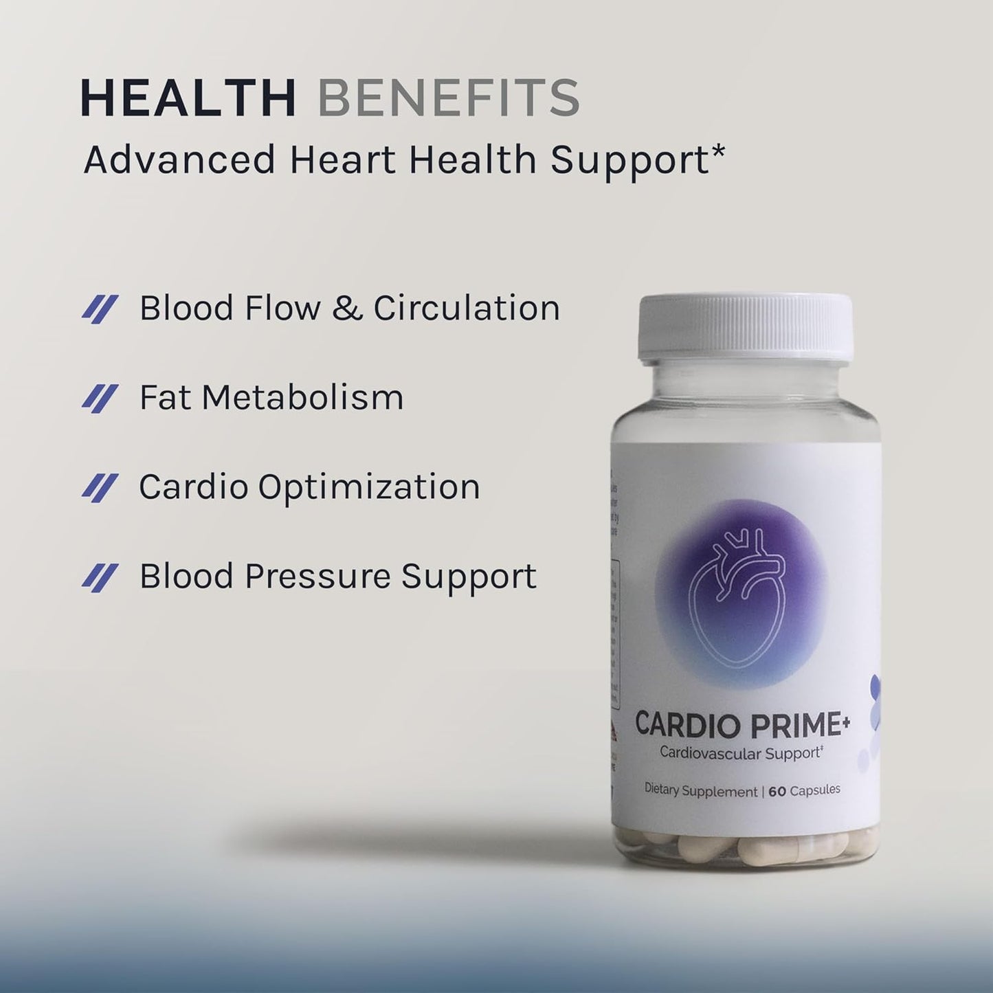InfiniWell Cardio Prime+ Heart Health Food Supplement – 60 Capsules - görsel 2
