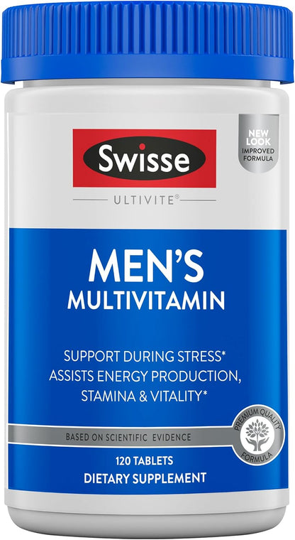 Swisse Ultivite Men's Daily Multivitamin - 120 Tablets