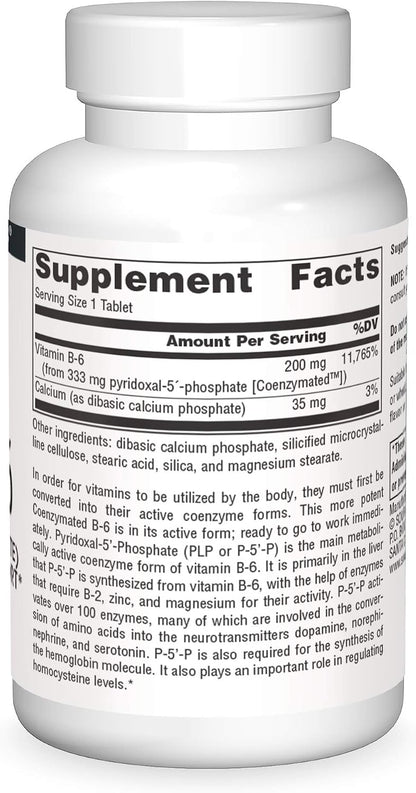 Source Naturals Coenzymated B-6 (P5P) - 333 mg, 60 Tablets