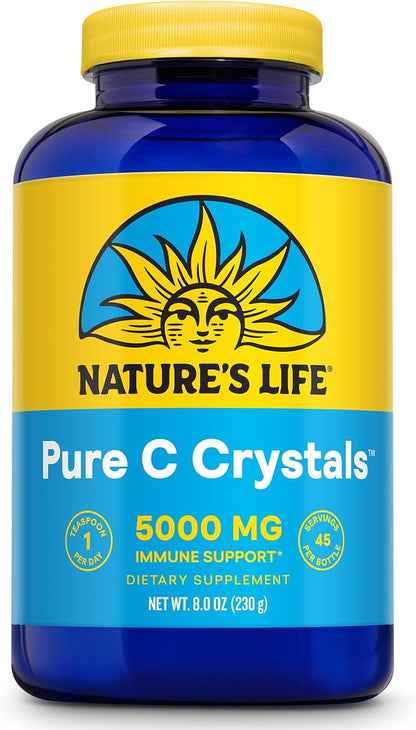 Nature's Life Pure Vitamin C Crystals - 5000 mg Vitamin C Powder