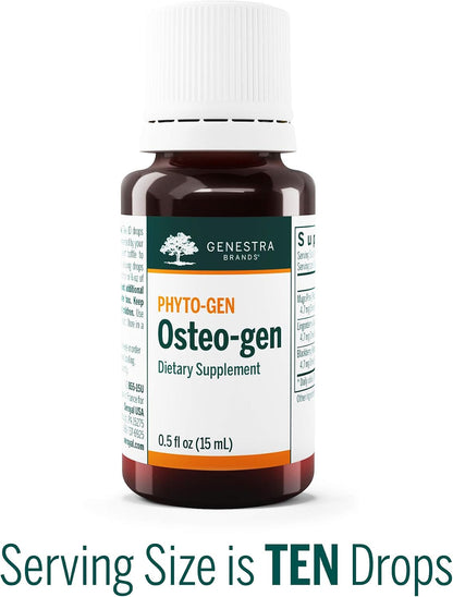 Genestra Brands Osteo-gen | Mugo Pine, Lingonberry, and Blackberry Herbal Supplement | 15 ml