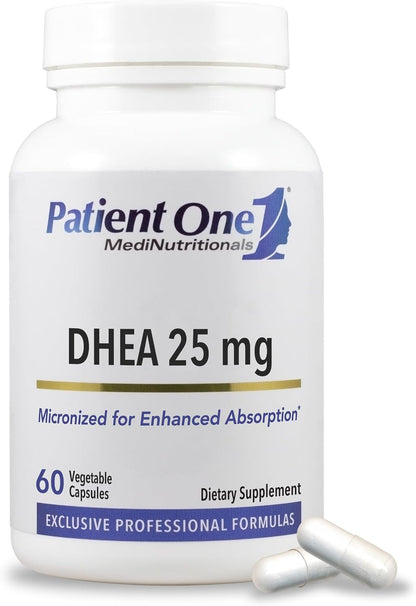 Patient One DHEA 25 mg – Micronised Support for Hormone Health