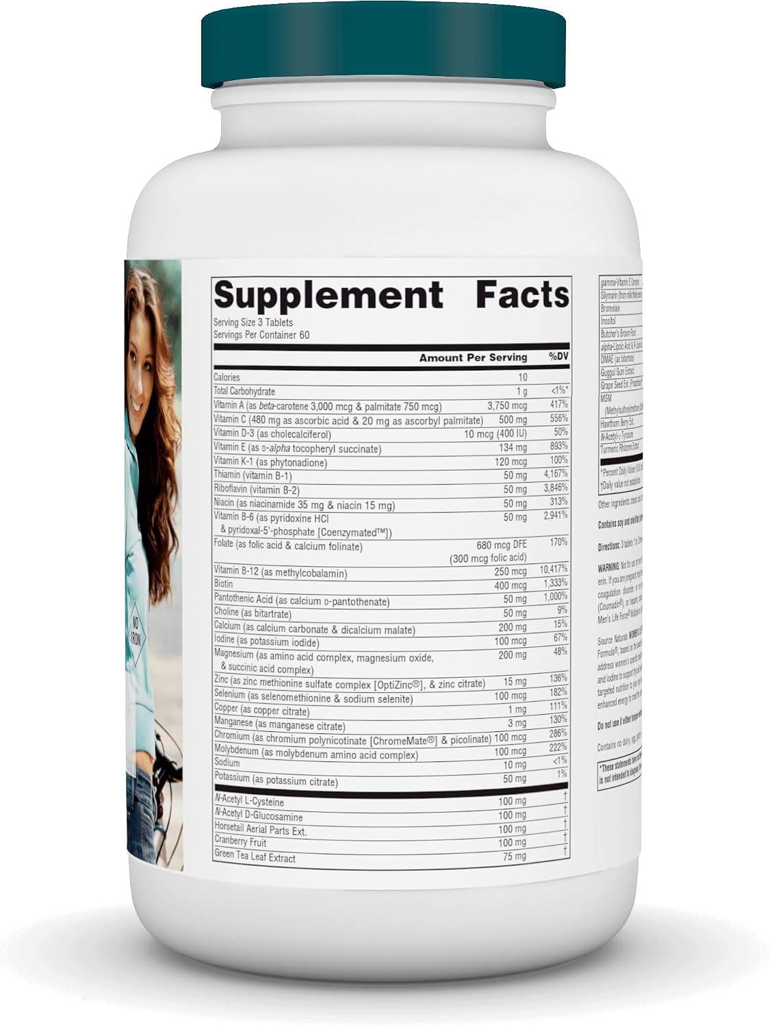 Source Naturals Women's Life Force Multiple - 180 Tablets - görsel 2