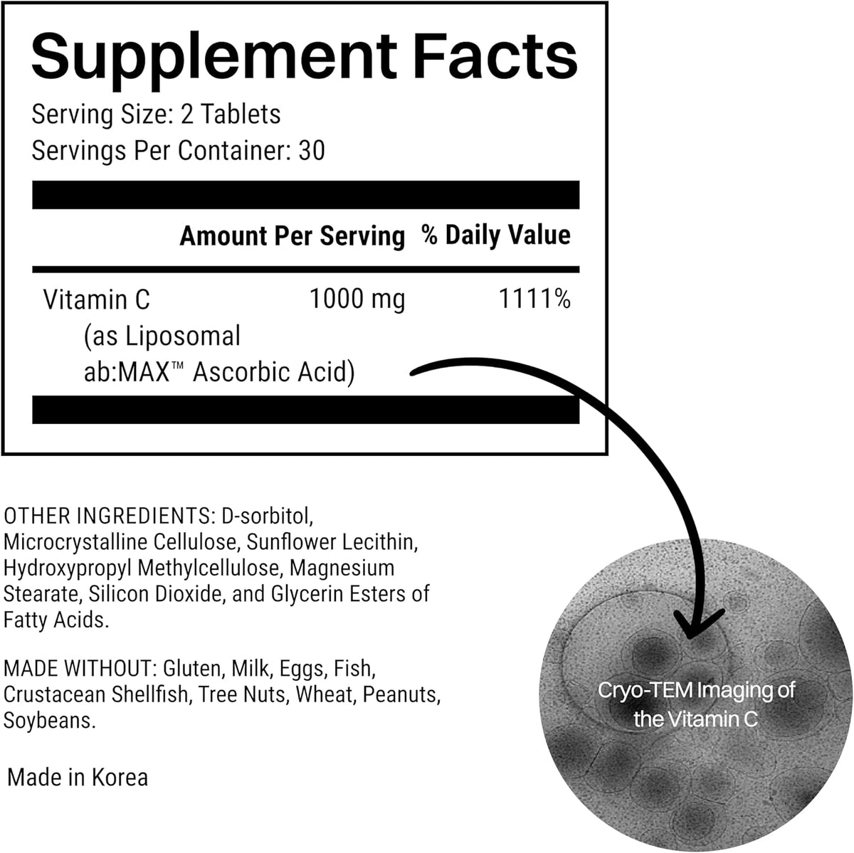 Haroutine Liposomal Vitamin C 1000mg Tablets – High Absorption Immune & Antioxidant Support – 60 Tablets - görsel 4