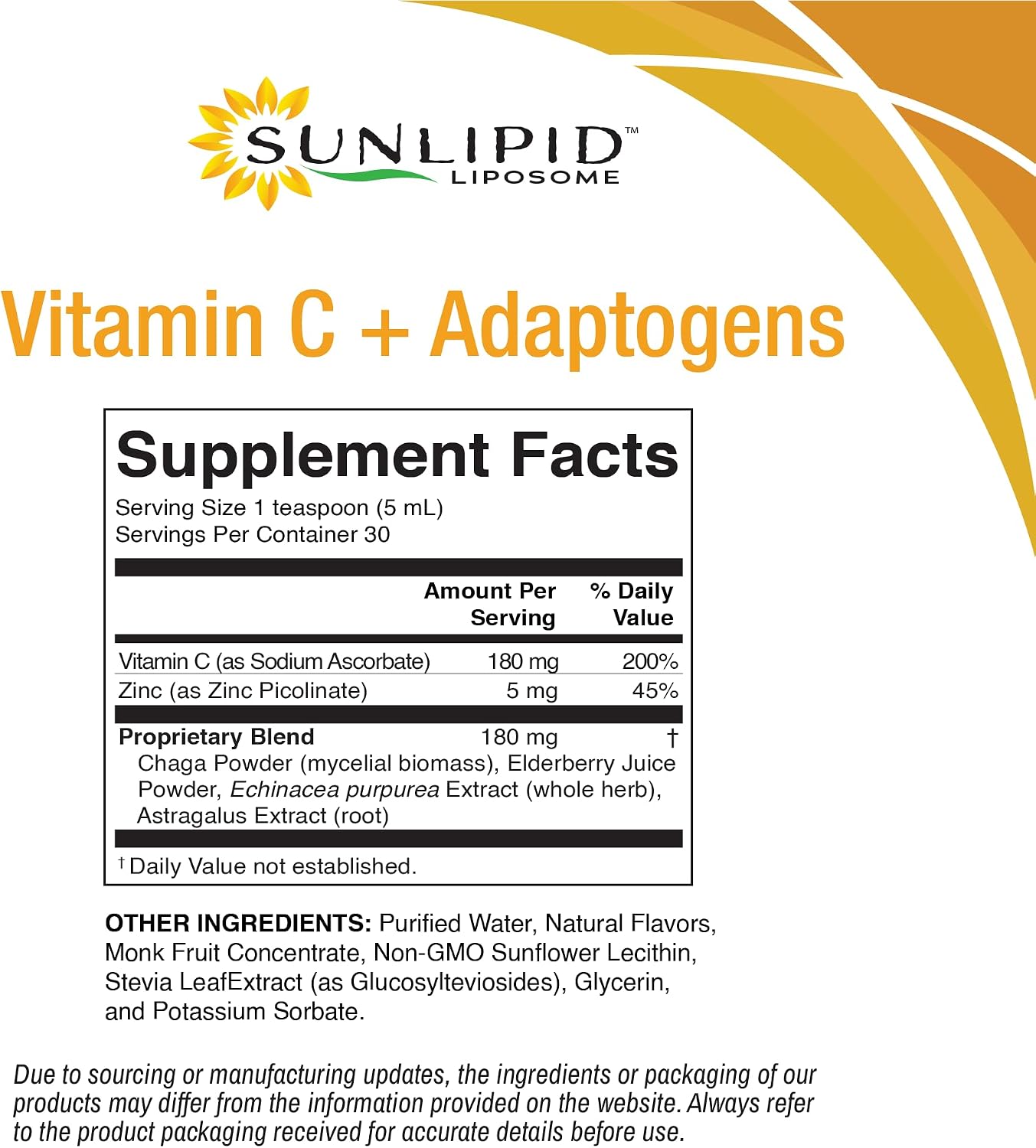 Liposomal Vitamin C + Adaptogens, 150 ml - görsel 3