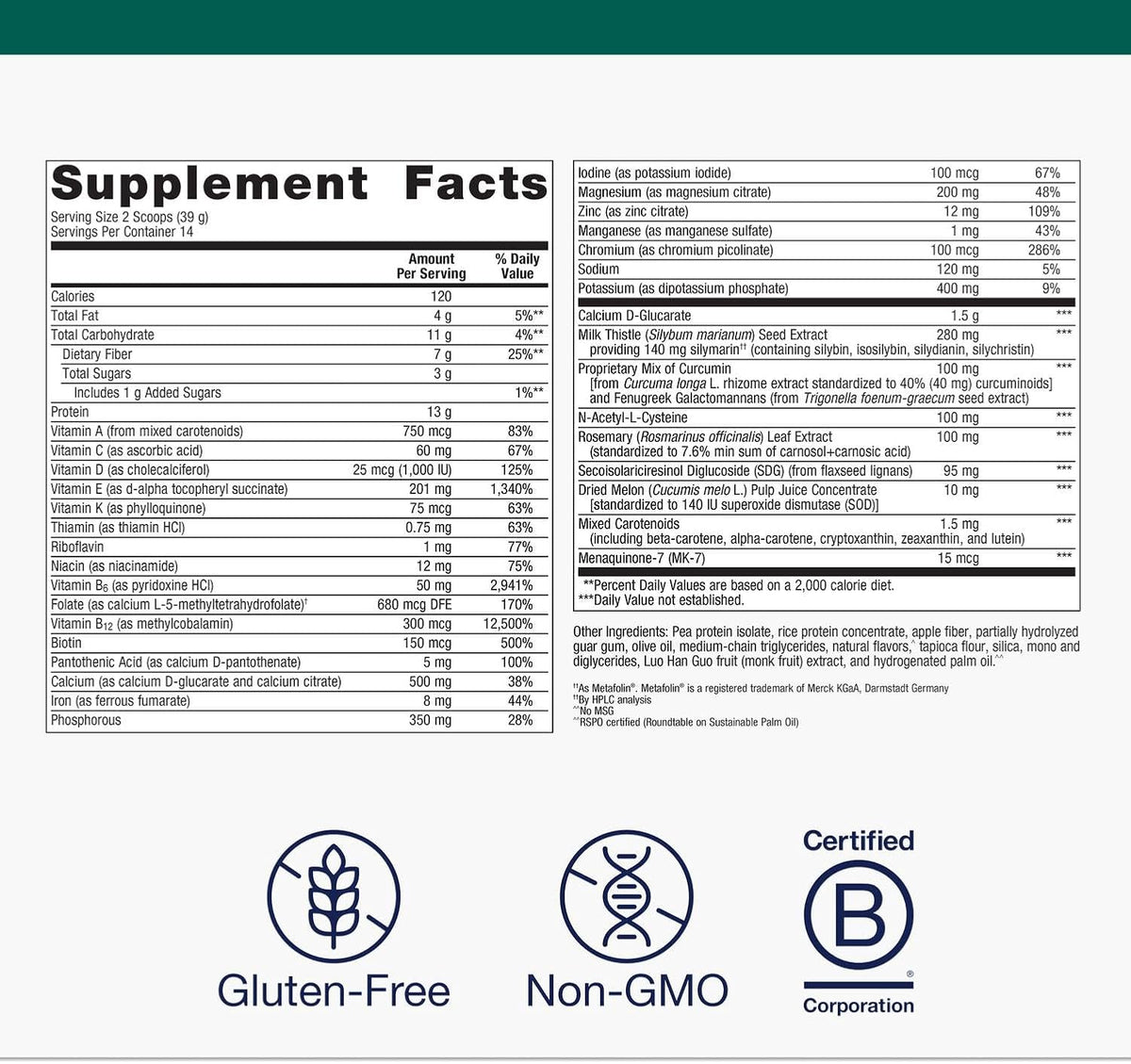 Metagenics Axis Endo - Hormone Balance Aid, Mango Flavour (14 Servings) - görsel 4