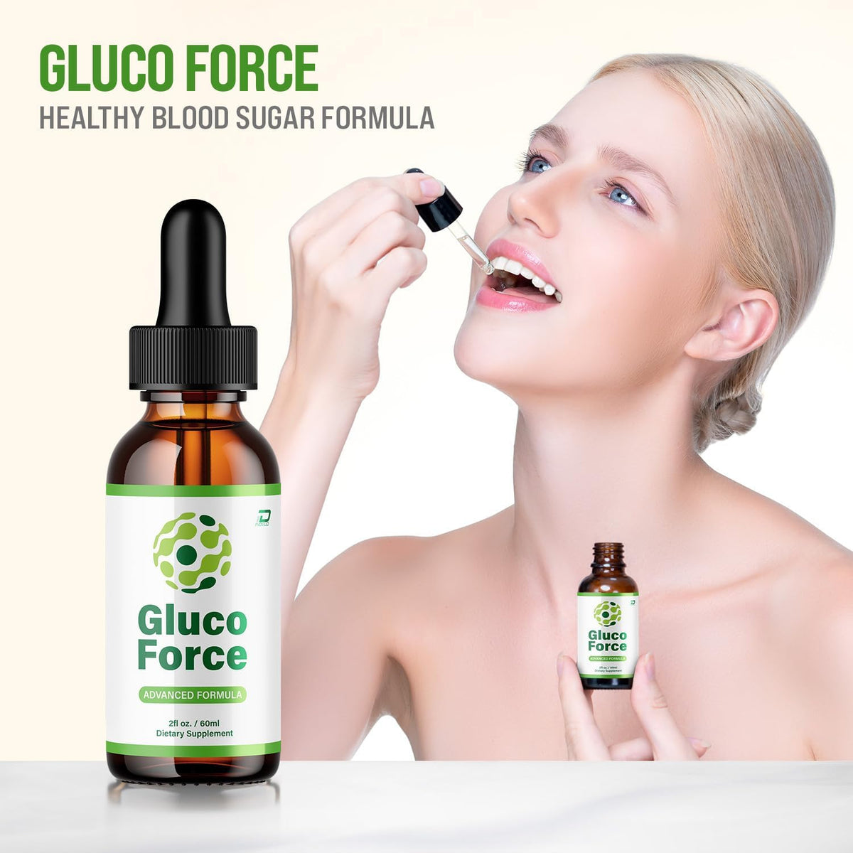Gluco Force Healthy Formula – GlucoForce All Natural Healthy Levels Extra Strength Liquid (5 Pack) - görsel 2