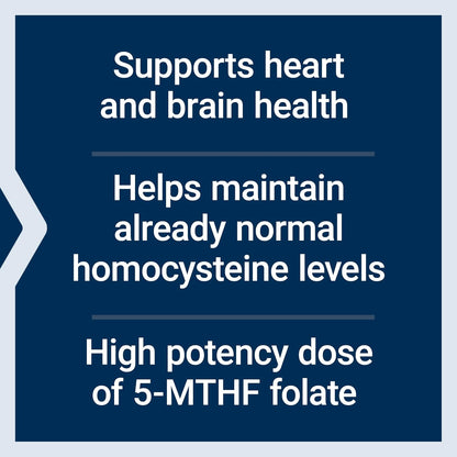 Life Extension High Potency Optimised Folate – L-Methylfolate – 8500 mcg DFE – 30 Tablets