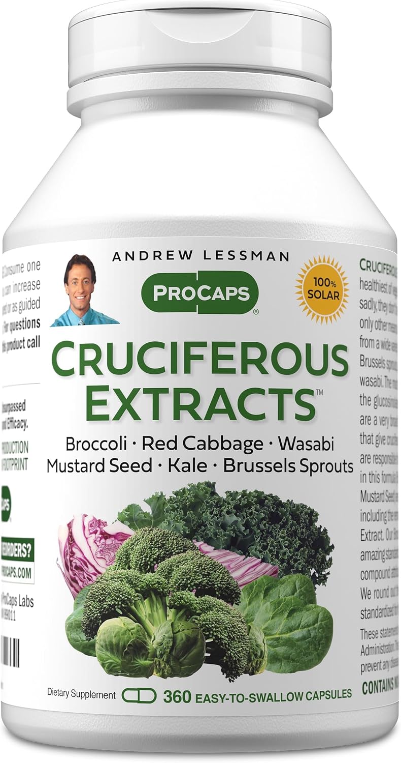 ANDREW LESSMAN Cruciferous Extracts - 360 Capsules - görsel 1