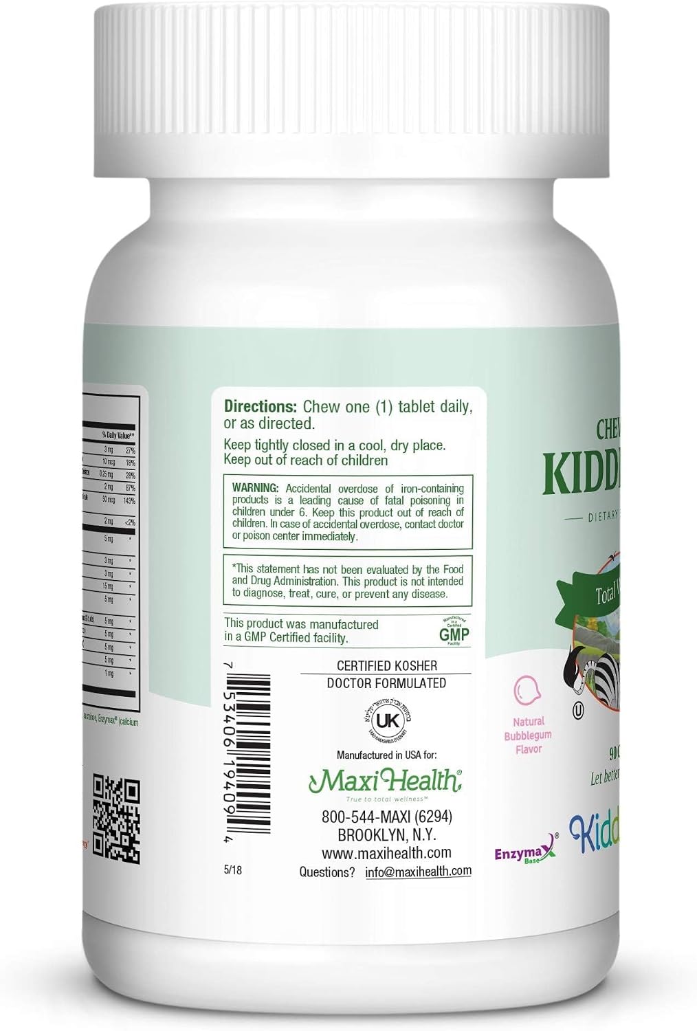 Kids Chewable Multivitamin – 90 Chewable Tablets | Maxi Health - görsel 3