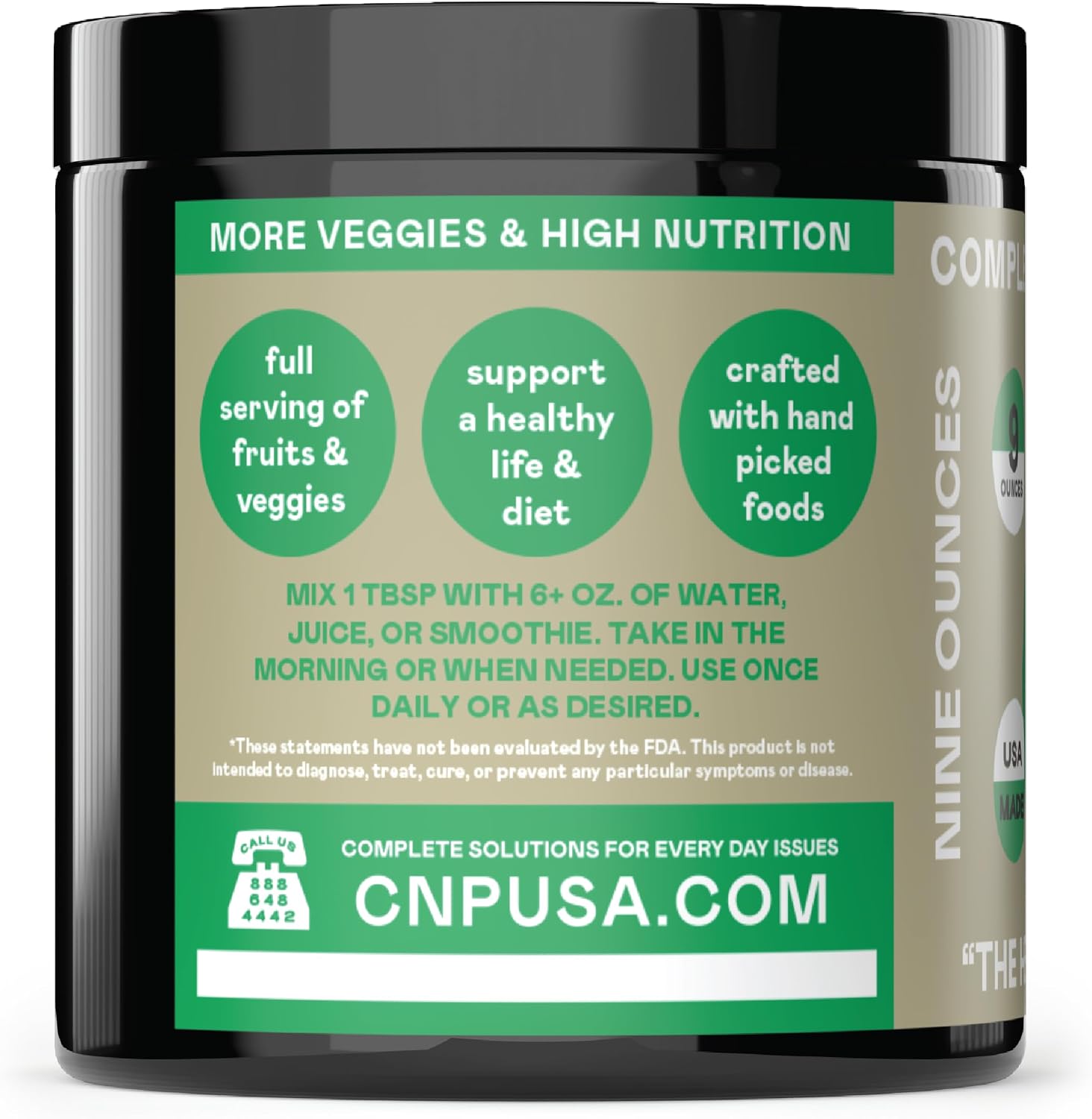 Good Greens Superfood Powder - The Healthy Greens Blend - 9oz (255g) 30 Servings - görsel 3