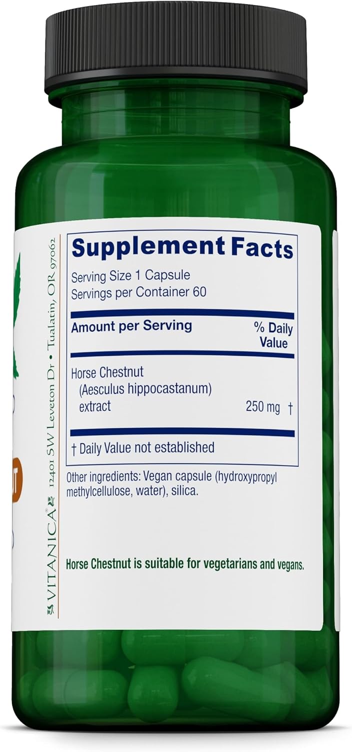 Vitanica Horse Chestnut - Vein Health Support Supplement - görsel 2