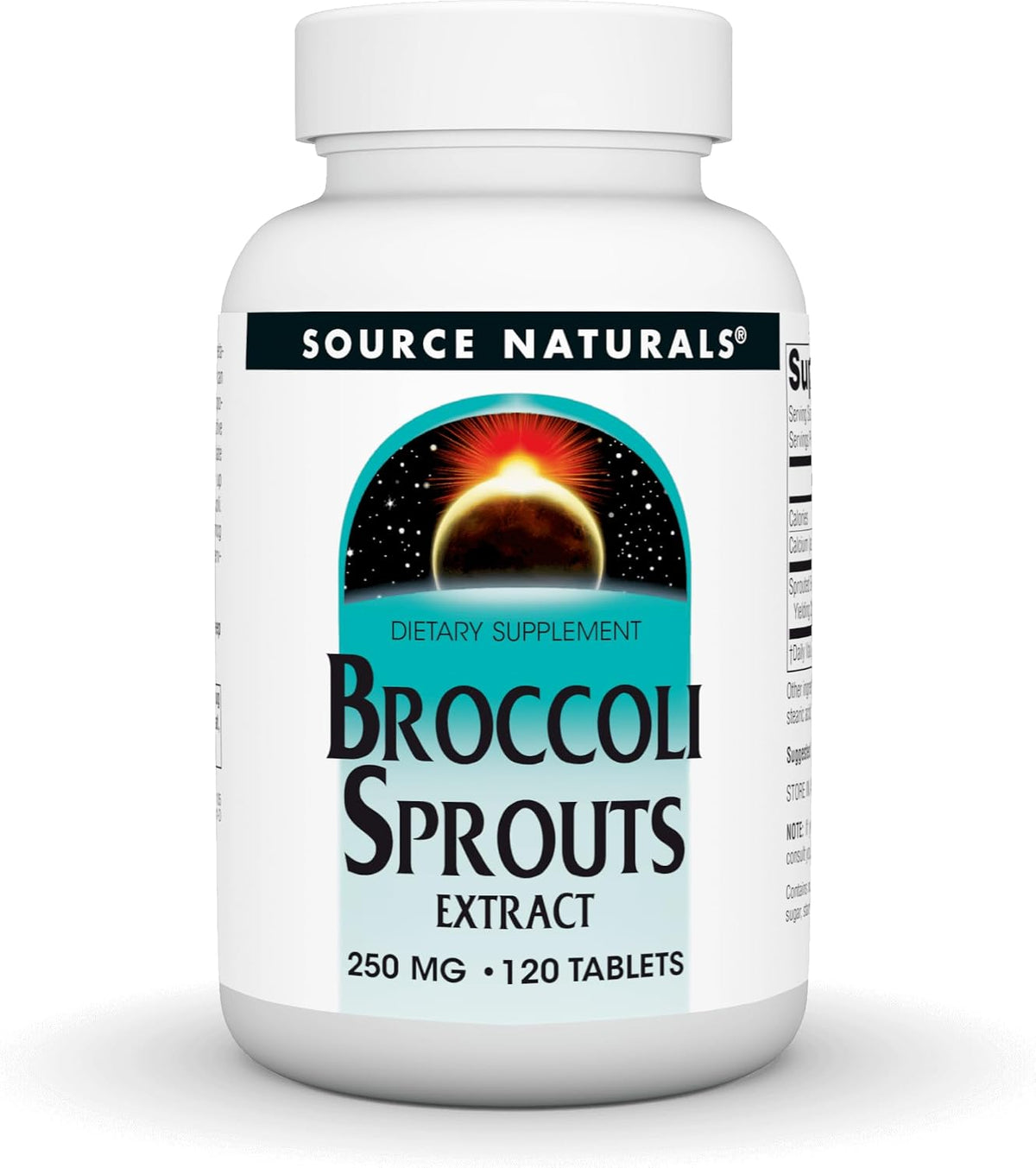 Source Naturals Broccoli Sprout Extract, 250 mg – 120 Tablets - görsel 1