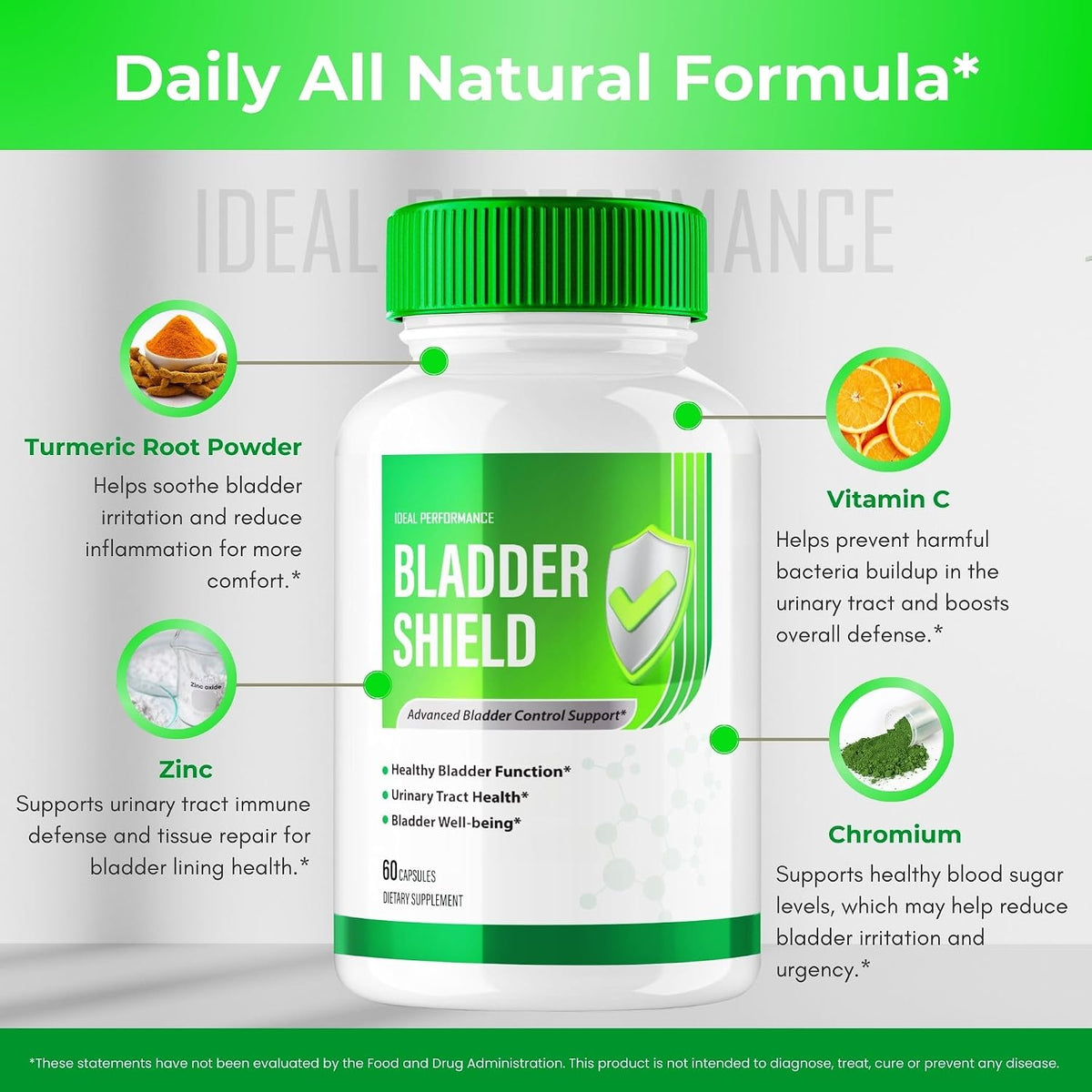 Bladder Shield Capsules - Advanced Bladder Control Support (60 Capsules) - görsel 6