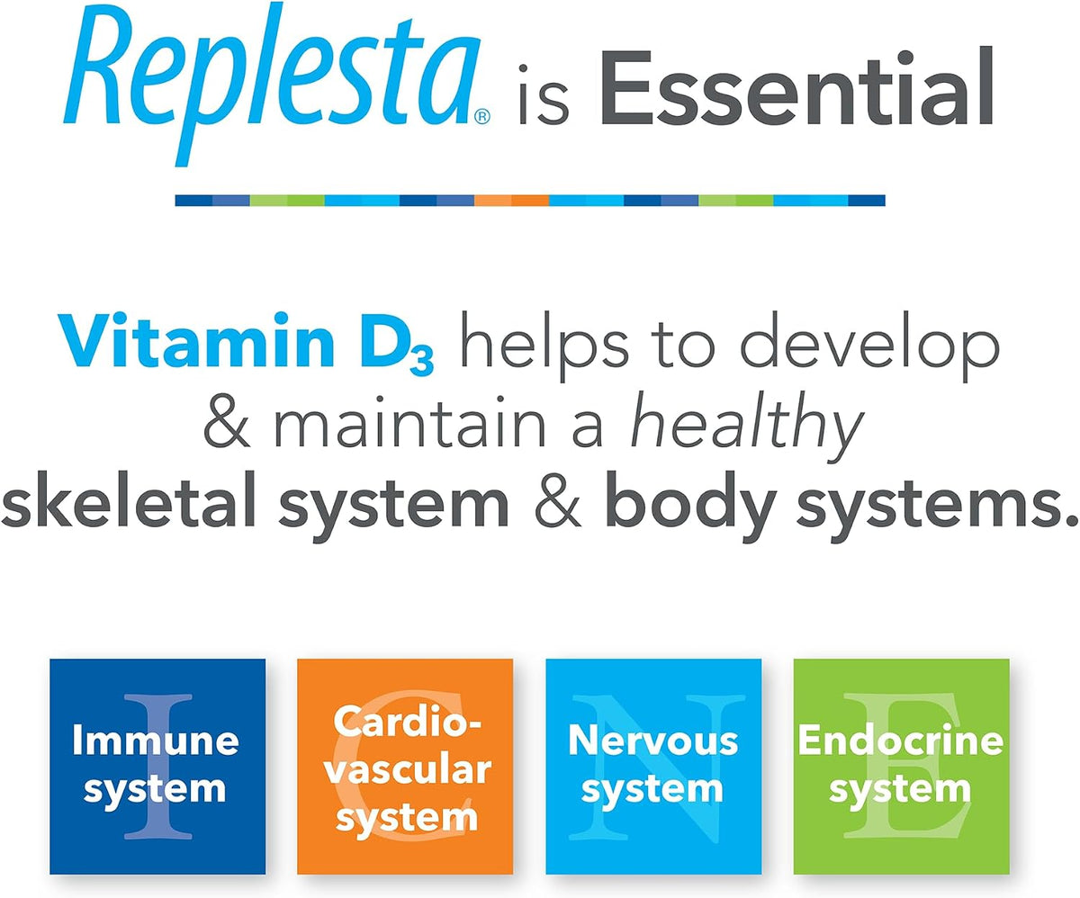 Replesta 50,000 IU Vitamin D3 Cholecalciferol Chewable Wafers - görsel 7