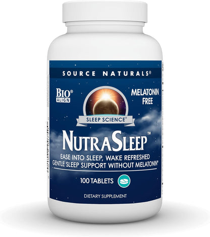 Source Naturals NutraSleep, Gentle Sleep Support Without Melatonin - 100 Tablets