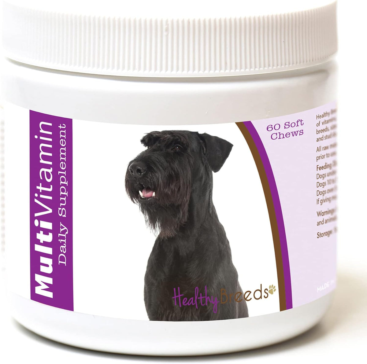 Healthy Breeds Giant Schnauzer Multivitamin Soft Chews 60 Count - görsel 1