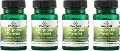 Swanson Magnolia Bark 200 mg - 30 Vegetable Capsules