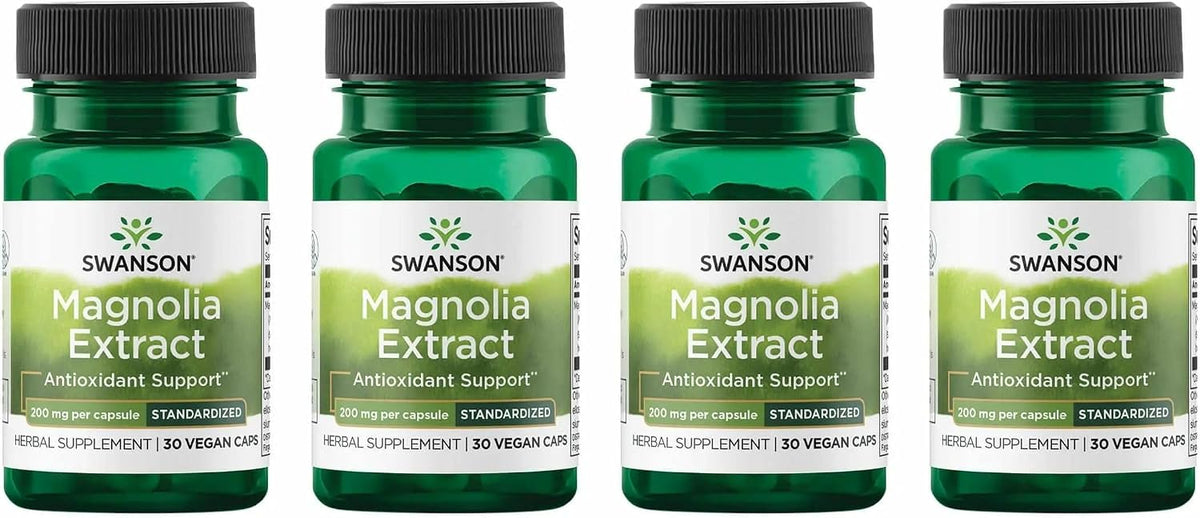 Swanson Magnolia Bark 200mg Vegetarian Capsules - Traditional Herbal Supplement for Nervous System, Digestive & Respiratory Health Support (3 Pack, 90 Capsules) - görsel 7