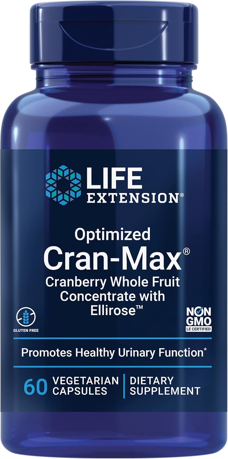 Life Extension Optimised Cran-Max, Cranberry Whole Fruit Concentrate with Hibiscus Extract - görsel 1