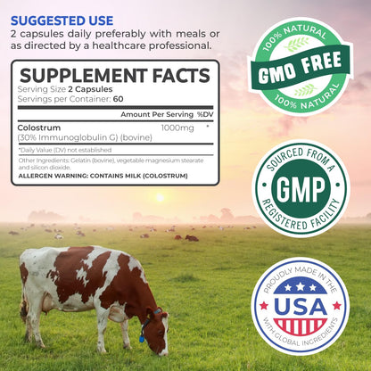 Healths Harmony Bovine Colostrum for Women - – Lactoferrin: A prebiotic that supports gut health and iron balance. – Image 6