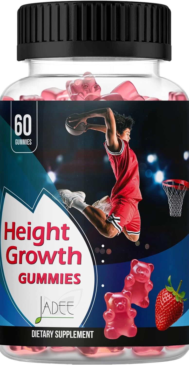 Jadee Height Growth Gummies – Calcium, Vitamin D3, K2, Magnesium, Zinc for Children and Teens - görsel 1