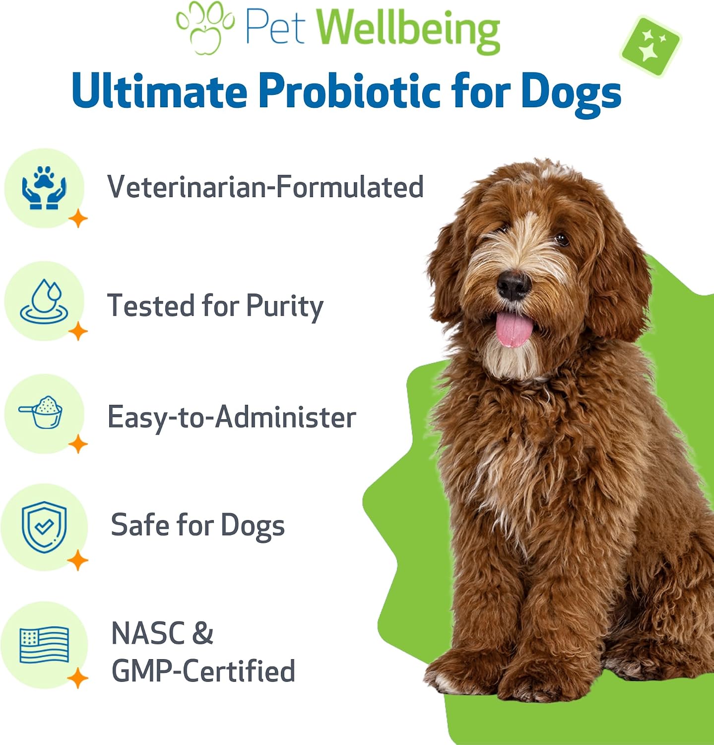 Pet Wellbeing Ultimate Probiotic – 9 Strains for Dogs and Cats, Digestive and Urinary Tract Support, 160g - görsel 5