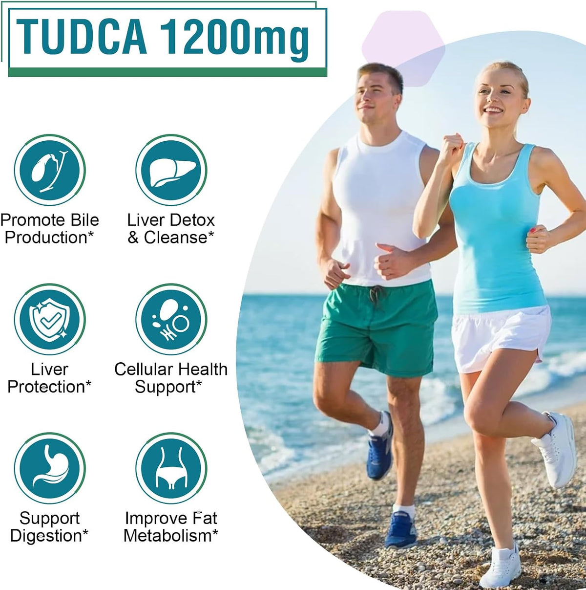 Zingicin TUDCA Supplement 1200mg - 60 Veggie Capsules - görsel 6