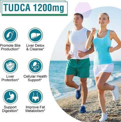 Zingicin TUDCA Supplement 1200mg - 60 Veggie Capsules