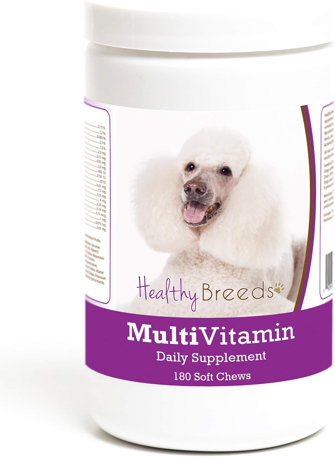 Healthy Breeds Poodle Multivitamin Soft Chew for Dogs 180 Chews - görsel 1