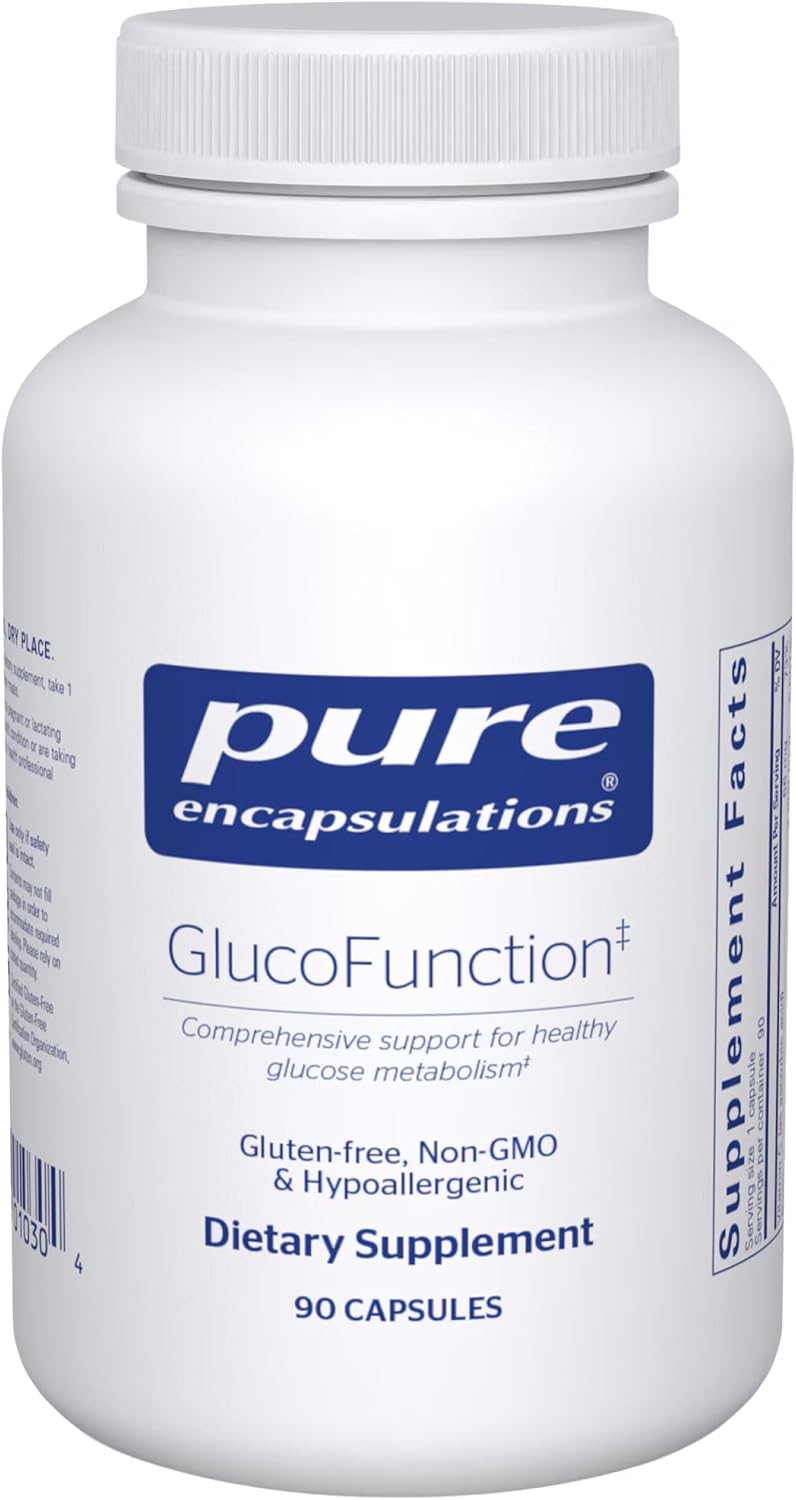 Pure Encapsulations GlucoFunction - Comprehensive Support for Normal Carbohydrate Metabolism* (90 Capsules) - görsel 1