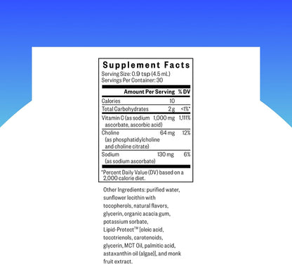 Seeking Health Optimal Liposomal Vitamin C, 1000mg, Lemon Zest, 148ml (30 Servings)