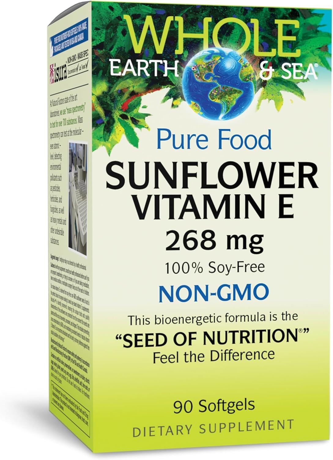 Whole Earth & Sea Sunflower Vitamin E, Whole Food Supplement - görsel 1