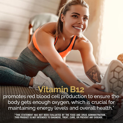 Nature's Wonder Vitamin B12 1000 mcg Timed Release Tablets for Energy Metabolism, Supports Normal Nervous System and Psychological Function, 150 Day Supply, 150 Tablets