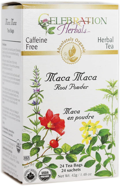 CELEBRATION HERBALS Organic Maca Root Powder 24 Sachets