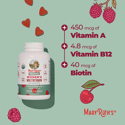 MaryRuth's Multivitamin Gummies for Women, Ages 14+, 60 Gummies