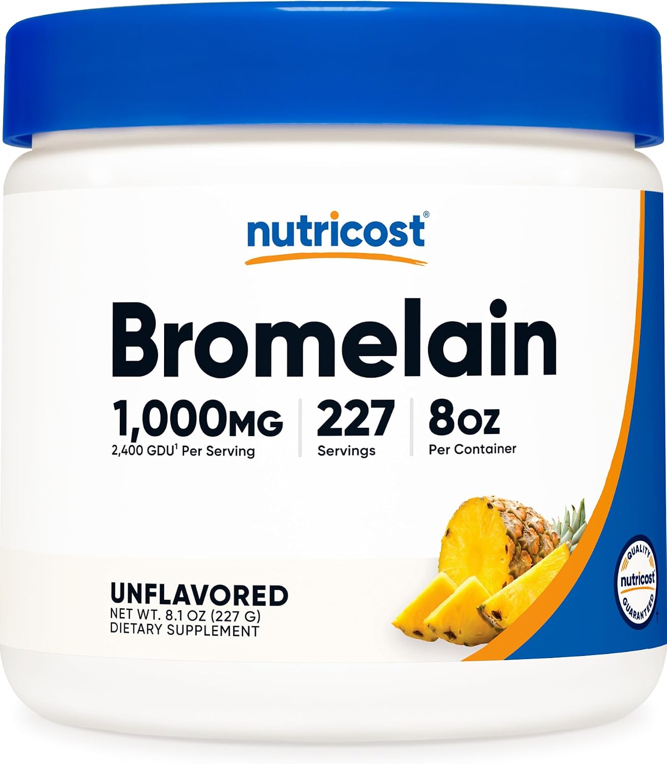 Nutricost Bromelain Powder 4 oz - Non-GMO, Vegetarian, Gluten-free - görsel 6