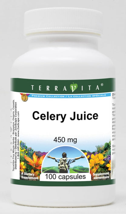 Celery Juice - 450 mg (100 Capsules, ZIN: 519636) - 3 Pack