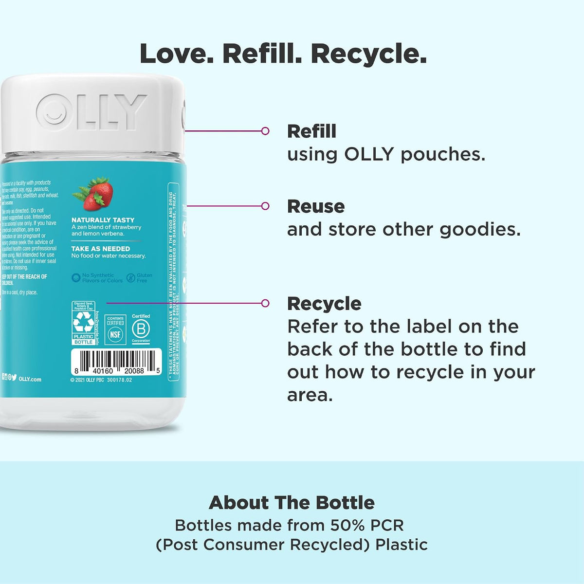 Olly Good Bye Stress Gummies (84 Count) - görsel 4