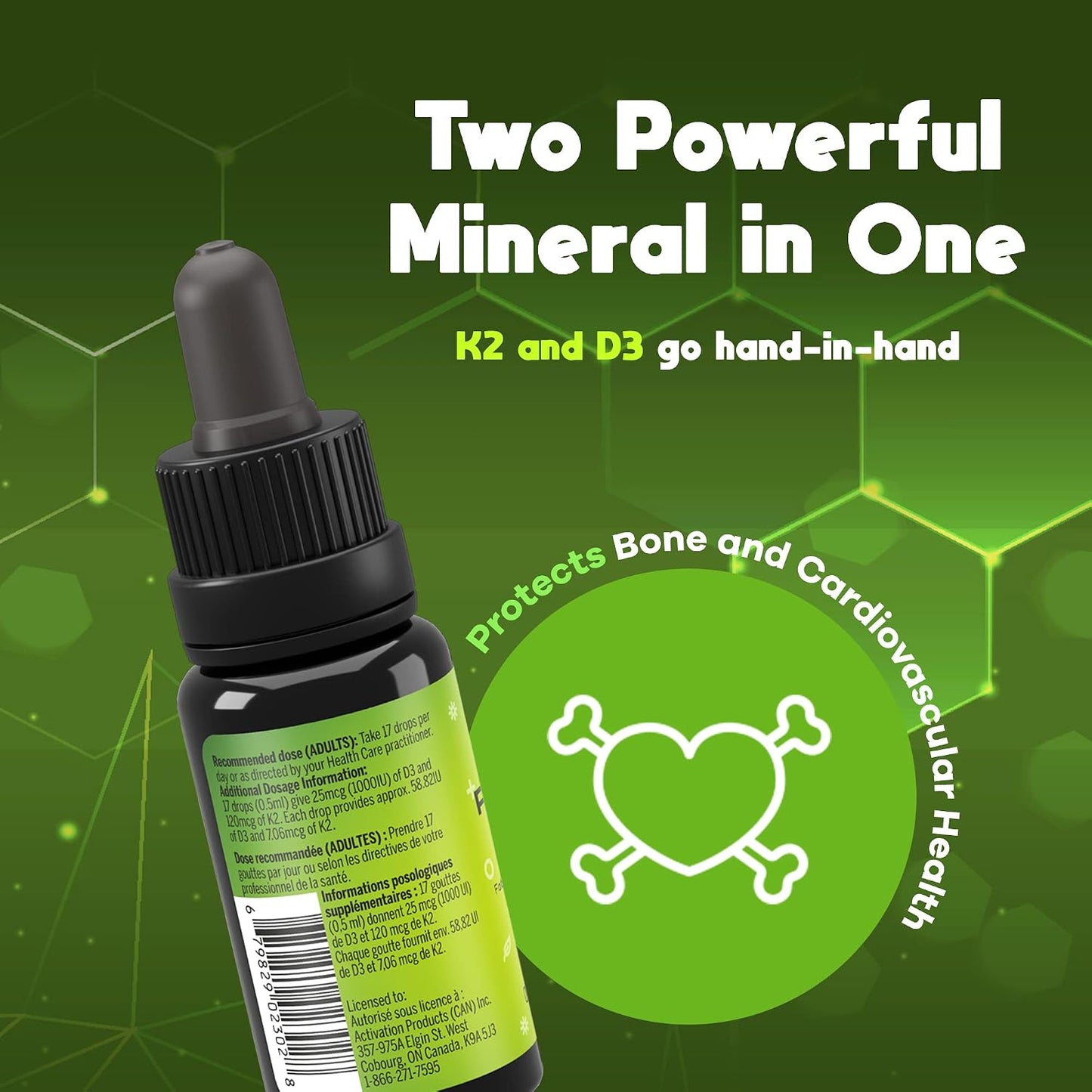 Activation Products Perfect K2D3 Liquid Vitamin D3 with K2 Supplement - görsel 7