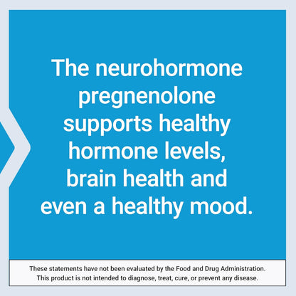 Life Extension Pregnenolone - Neurohormone for Memory and Brain Health - 100 Capsules