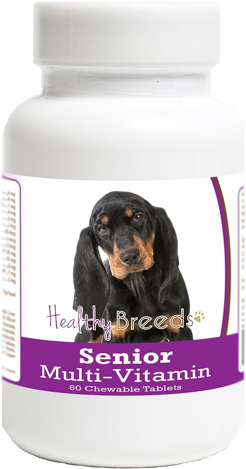 Healthy Breeds Black and Tan Coonhound Senior Dog Multivitamin Tablets 60 Tablets - görsel 1