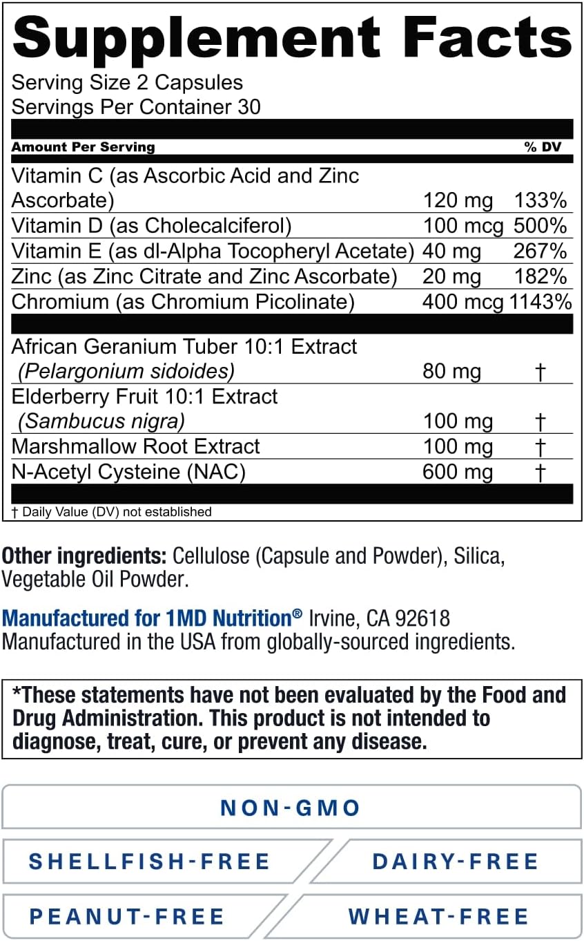 1MD Nutrition BreatheMD – Lung and Respiratory Support Supplement - görsel 5