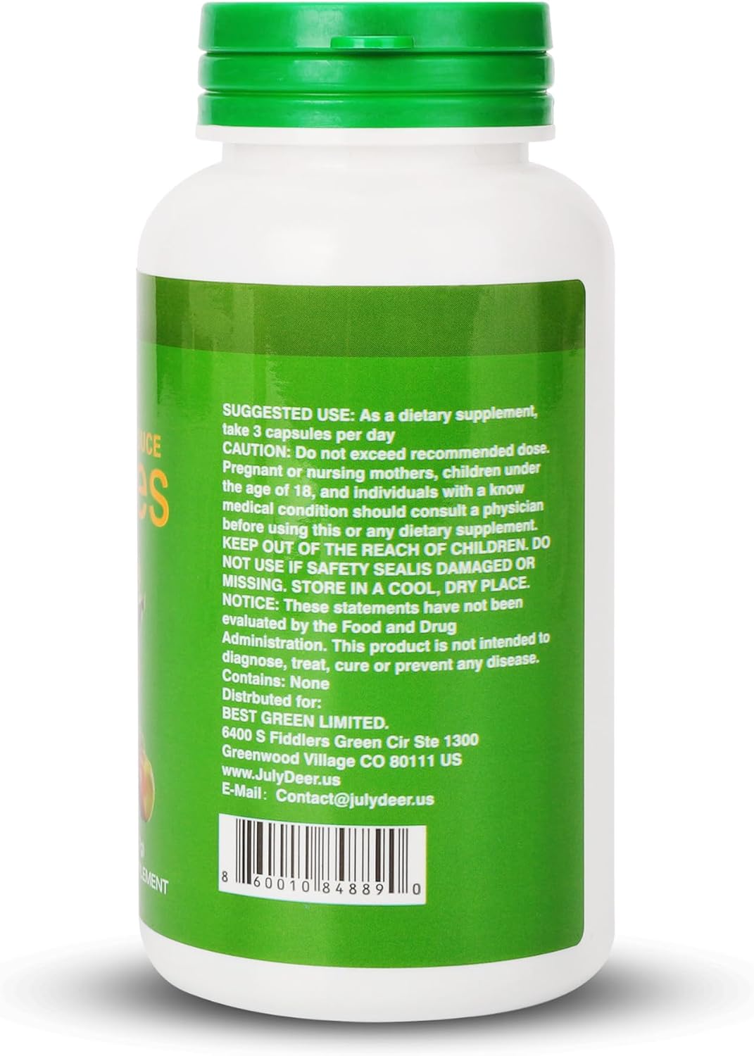 JulyDeer Veggie Supplement - 18 Whole Veggie Blend, 90 Vegetarian Capsules - görsel 5