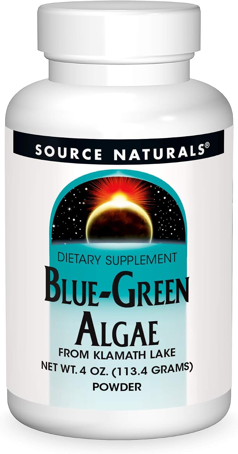 Source Naturals Blue-Green Algae from Klamath Lake - 113g Powder - görsel 1
