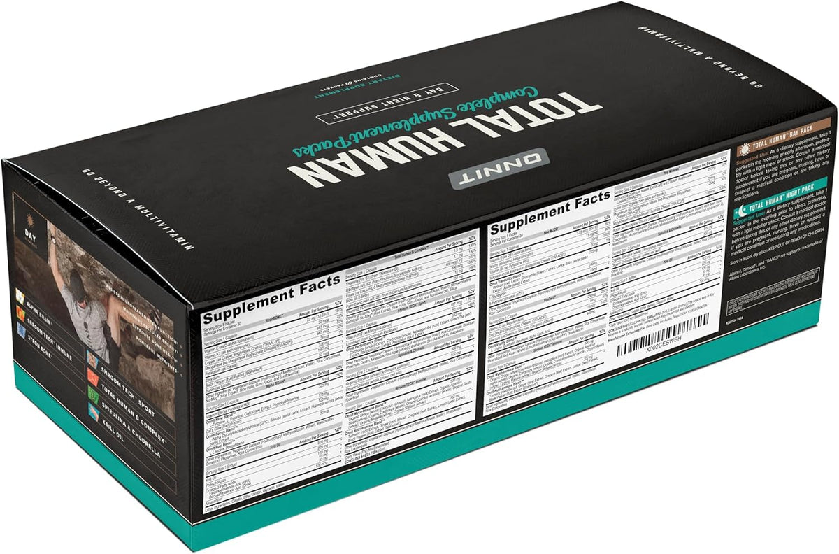ONNIT Daily Performance & Wellness Bundle: Alpha Brain Nootropic Capsules (90 Count) + Total Human Day & Night Packs (30-Day Supply) - görsel 7